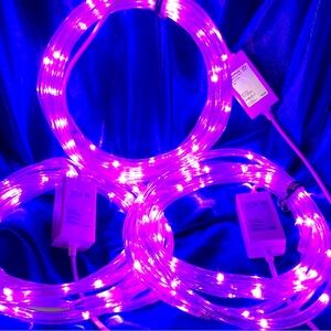 INDOOR/OUTDOOR 16 ft’ LED ROPE LIGHTS SET OF (3) with REMOTE